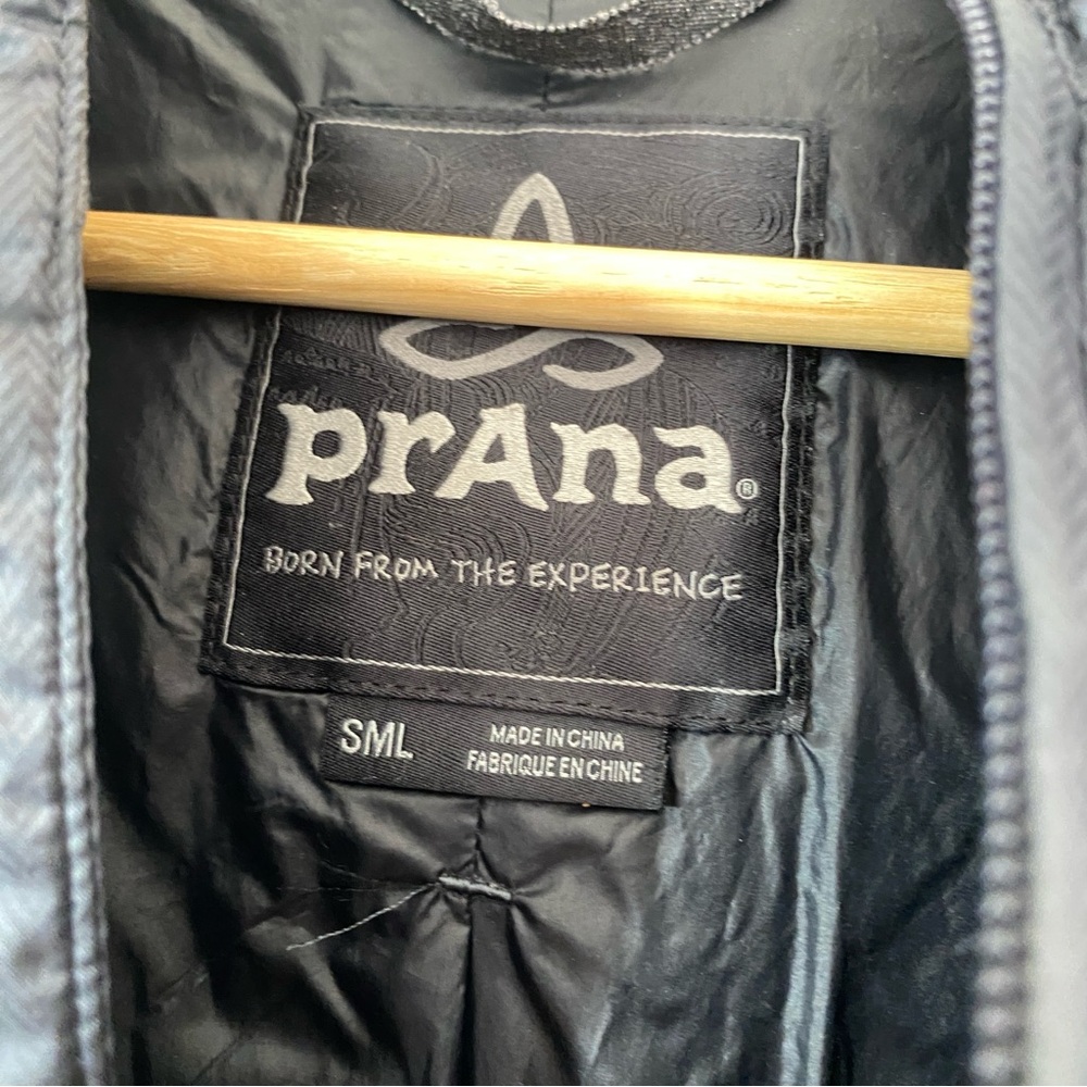 Prana Down Gray Puffer Jacket - image 2